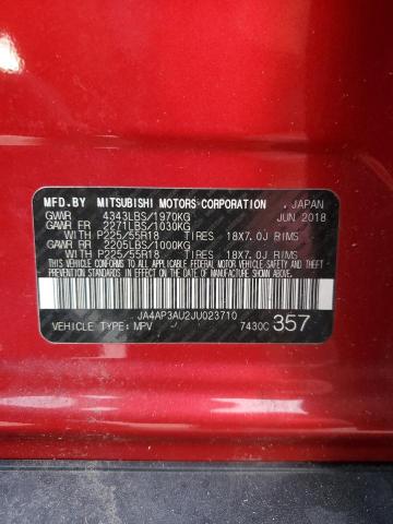 Photo 14 from auction – 2018 MITSUBISHI OUTLANDER with VIN JA4AP3AU2JU023710