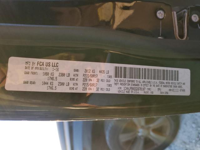 Photo 14 from auction – 2016 JEEP PATRIOT SP with VIN 1C4NJPBA2GD678107