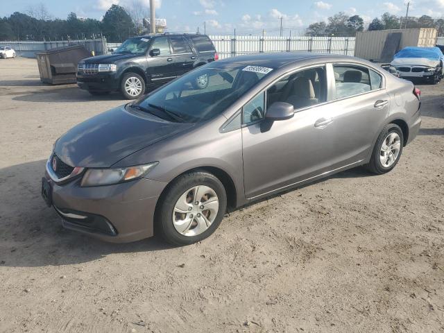 HONDA CIVIC LX 2013 with VIN 19XFB2F57DE233101 - Photo from auction