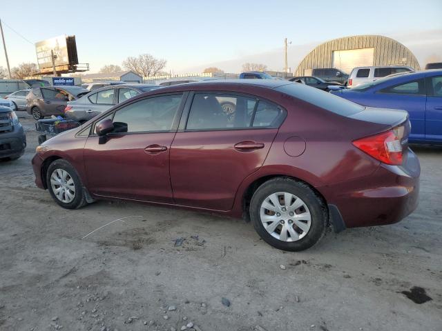 Photo 2 from auction – 2012 HONDA CIVIC LX with VIN 2HGFB2F58CH608577