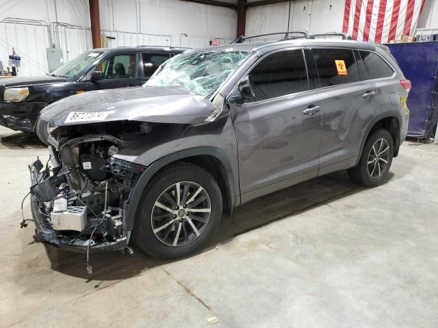 TOYOTA HIGHLANDER 2018 with VIN 5TDJZRFH7JS533148 - Photo from auction