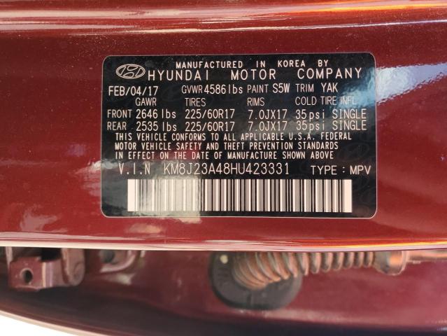 Photo 14 from auction – 2017 HYUNDAI TUCSON SE with VIN KM8J23A48HU423331