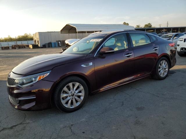 KIA OPTIMA EX 2017 with VIN 5XXGU4L36HG135459 - Photo from auction