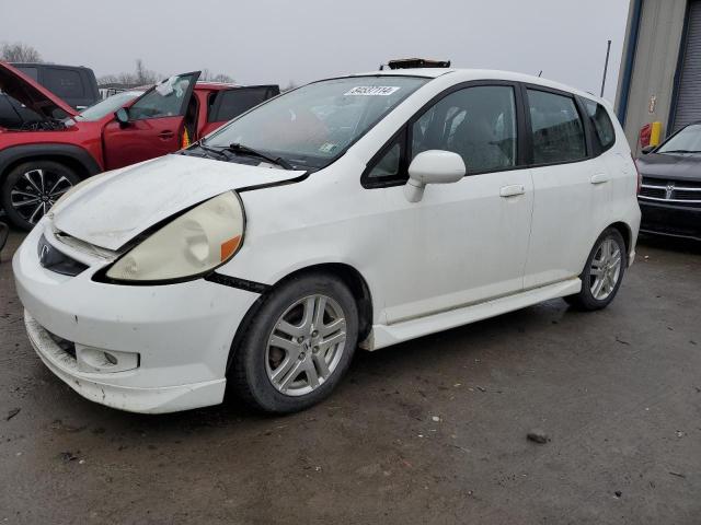 HONDA FIT S 2007 with VIN JHMGD37647S026404 - Photo from auction