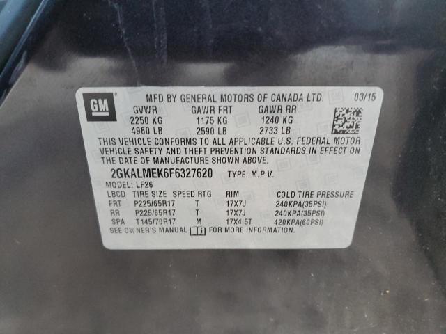 صورة رقم 14 من المزاد - 2015 GMC TERRAIN SL مع VIN 2GKALMEK6F6327620