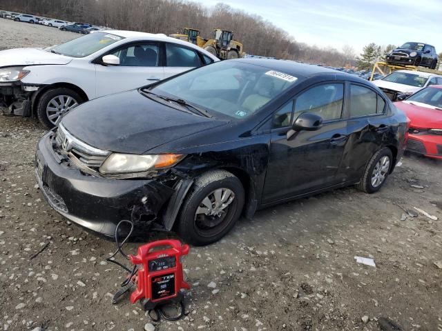 HONDA CIVIC LX 2012 with VIN 19XFB2F53CE016224 - Photo from auction