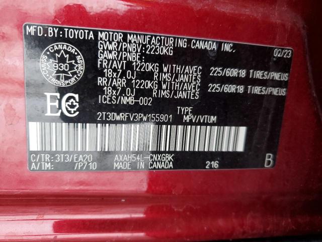Photo 14 from auction – 2023 TOYOTA RAV4 LIMIT with VIN 2T3DWRFV3PW155901
