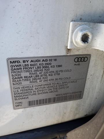Photo 14 from auction – 2018 AUDI Q7 PREMIUM with VIN WA1LHAF71JD034288
