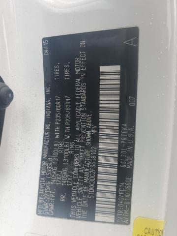 Photo 14 from auction – 2015 TOYOTA SIENNA LE with VIN 5TDKK3DC2FS608102