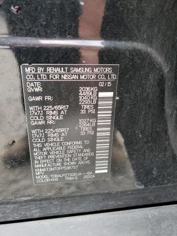 Photo 14 from auction – 2015 NISSAN ROGUE S with VIN KNMAT2MT0FP538757