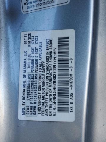 Photo 14 from auction – 2011 HONDA ODYSSEY EX with VIN 5FNRL5H62BB037009