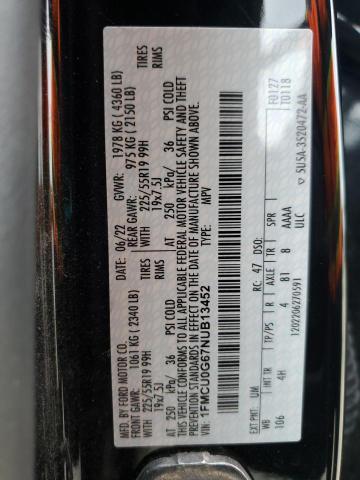 Photo 14 from auction – 2022 FORD ESCAPE SE with VIN 1FMCU0G67NUB13452