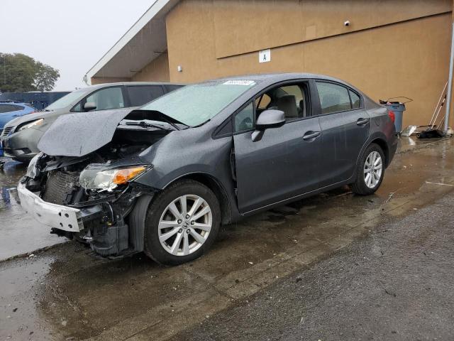 HONDA CIVIC EX 2012 with VIN 19XFB2F81CE390258 - Photo from auction