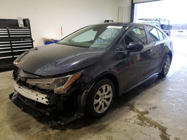 TOYOTA COROLLA LE 2022 with VIN 5YFEPMAE3NP350142 - Photo from auction