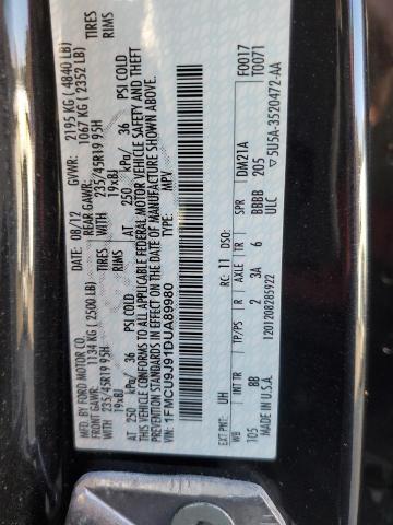 Zdjęcie 14 z aukcji – 2013 FORD ESCAPE TIT z VIN 1FMCU9J91DUA89980