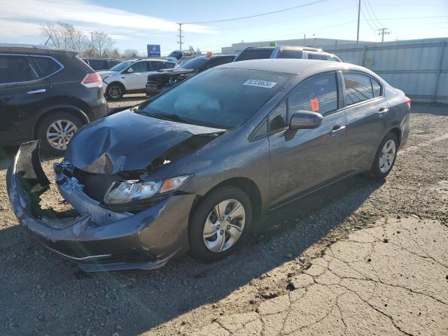 HONDA CIVIC LX 2014 with VIN 19XFB2F50EE012263 - Photo from auction