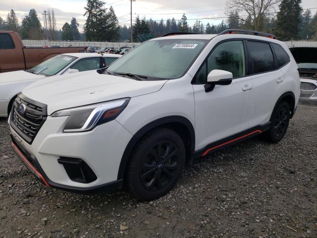 SUBARU FORESTER S 2022 with VIN JF2SKAGCXNH412364 - Photo from auction