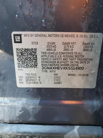 Photo 14 from auction – 2019 CHEVROLET EQUINOX LS with VIN 3GNAXHEVXKS514900