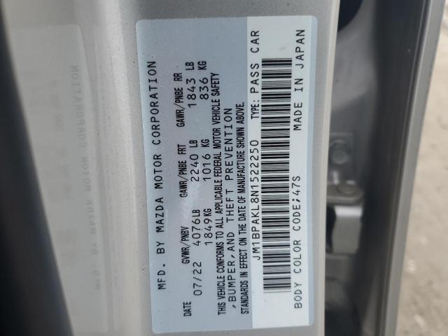 Photo 14 from auction – 2022 MAZDA 3 SELECT with VIN JM1BPAKL8N1522250