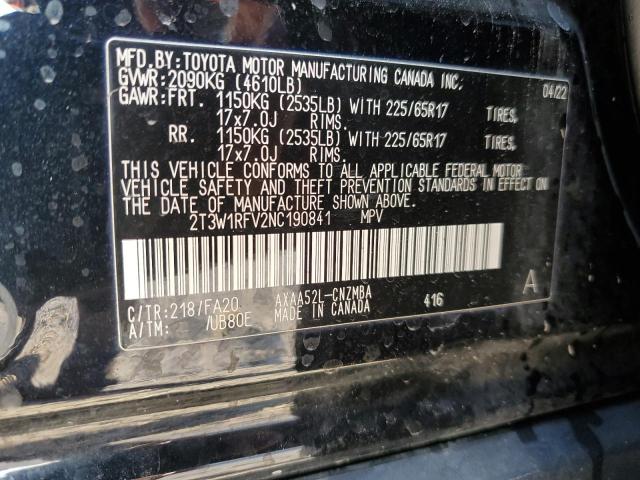 صورة رقم 14 من المزاد - 2022 TOYOTA RAV4 XLE مع VIN 2T3W1RFV2NC190841
