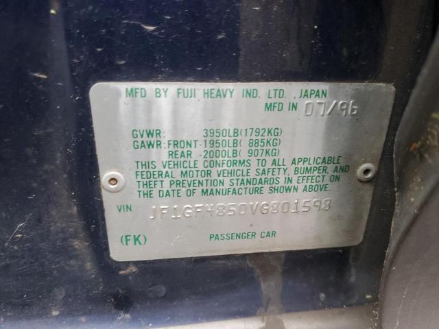 Photo 14 from auction – 1997 SUBARU IMPREZA OU with VIN JF1GF4850VG701598