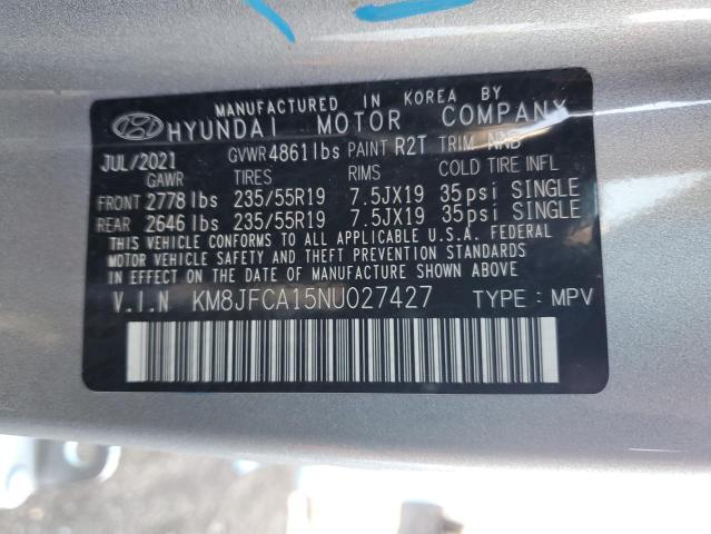 Photo 14 from auction – 2022 HYUNDAI TUCSON SEL with VIN KM8JFCA15NU027427