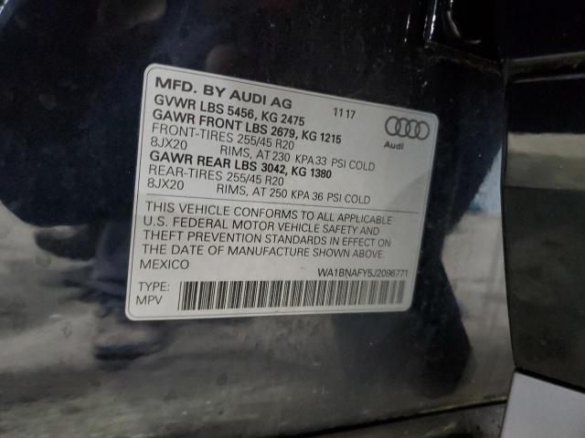 Photo 14 from auction – 2018 AUDI Q5 PREMIUM with VIN WA1BNAFY5J2096771