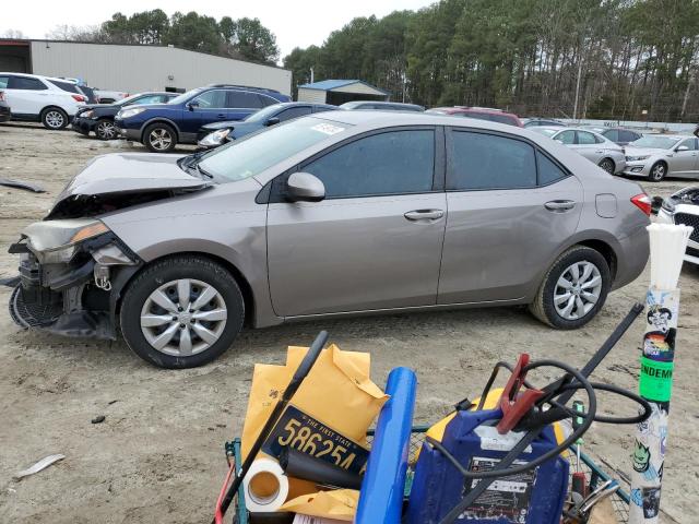 TOYOTA COROLLA L 2015 with VIN 2T1BURHE4FC419081 - Photo from auction