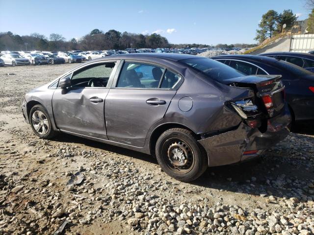Photo 2 from auction – 2015 HONDA CIVIC LX with VIN 19XFB2F53FE087413