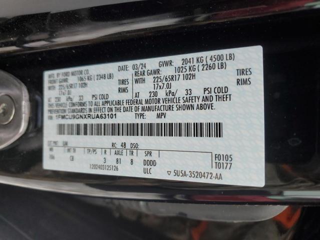 Photo 14 from auction – 2024 FORD ESCAPE ACT with VIN 1FMCU9GNXRUA63101