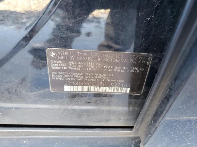 Photo 14 from auction – 2012 BMW X5 M with VIN 5YMGY0C55CLK27483