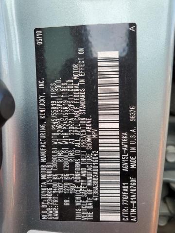 Photo 14 from auction – 2010 TOYOTA VENZA with VIN 4T3BA3BB2AU016042