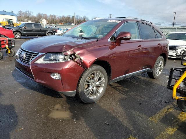 LEXUS RX 450H 2013 with VIN JTJBC1BAXD2445588 - Photo from auction
