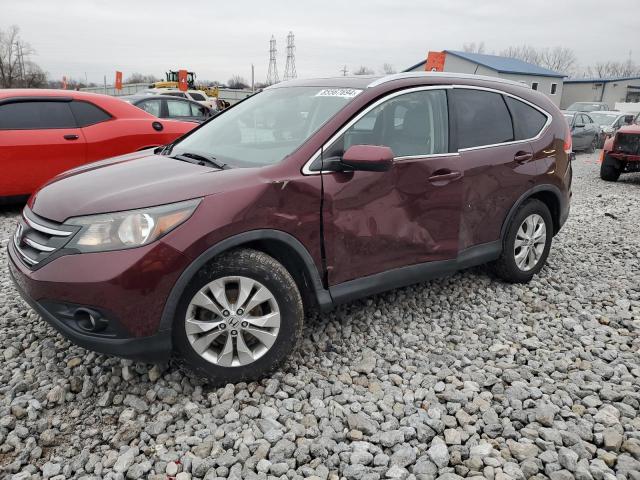 HONDA CR-V EXL 2013 with VIN 5J6RM4H79DL027863 - Photo from auction
