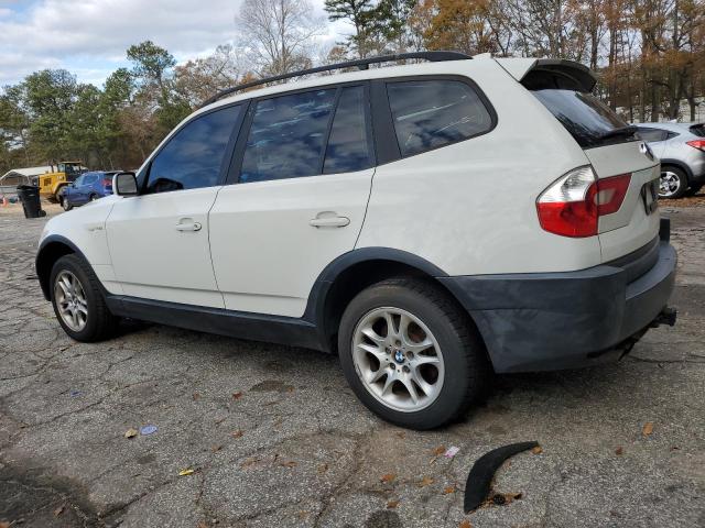 Photo 2 from auction – 2004 BMW X3 2.5I with VIN WBXPA734X4WC36571