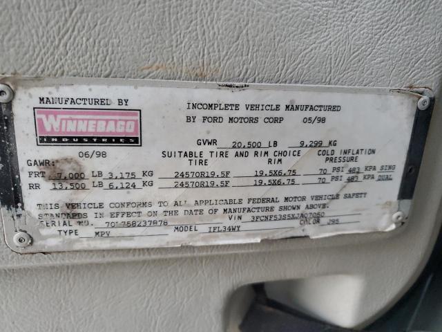Photo 10 from auction – 1999 FORD F550 SUPER with VIN 3FCNF53S5XJA07050