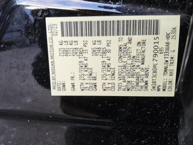Photo 14 from auction – 2023 NISSAN ROGUE SL with VIN 5N1BT3CB0PC790015