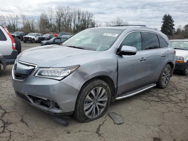 ACURA MDX TECHNO 2016 with VIN 5FRYD4H49GB030758 - Photo from auction