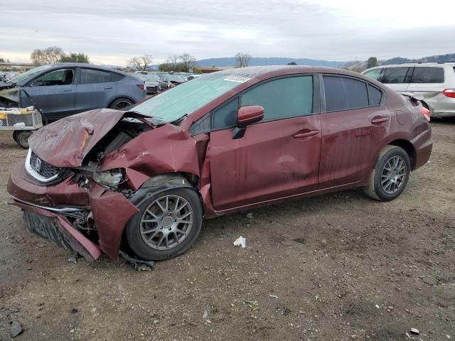 HONDA CIVIC LX 2015 with VIN 19XFB2F56FE277917 - Photo from auction