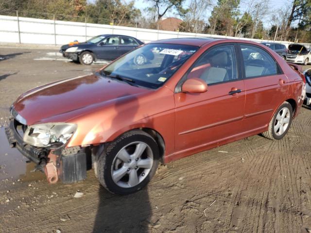 KIA SPECTRA EX 2009 with VIN KNAFE221X95026213 - Photo from auction