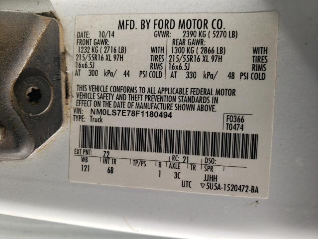 Photo 14 from auction – 2015 FORD TRANSIT CO with VIN NM0LS7E78F1180494