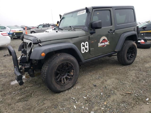 JEEP WRANGLER S 2015 with VIN 1C4AJWAG2FL744786 - Photo from auction