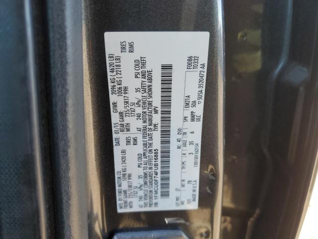 Photo 14 from auction – 2015 FORD ESCAPE S with VIN 1FMCU0F74FUB16885