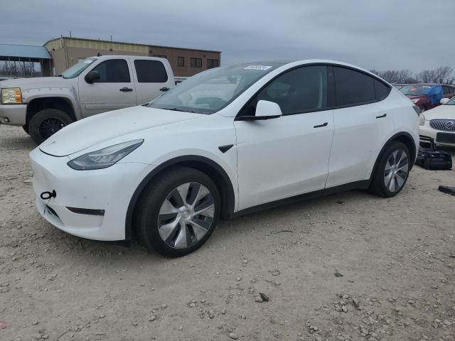 TESLA MODEL Y 2021 with VIN 5YJYGDEE1MF192398 - Photo from auction