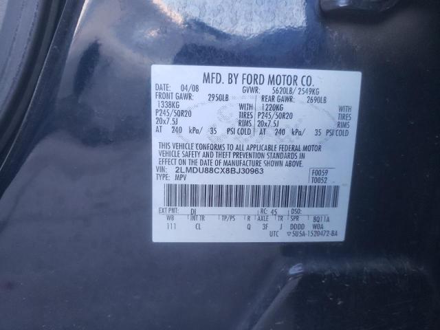 Photo 14 from auction – 2008 LINCOLN MKX with VIN 2LMDU88CX8BJ30963