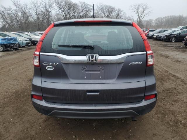 Photo 6 from auction – 2016 HONDA CR-V LX with VIN 5J6RM4H31GL056792