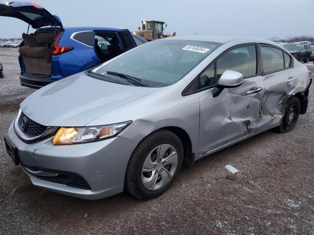 HONDA CIVIC LX 2013 with VIN 2HGFB2F58DH575811 - Photo from auction
