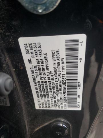 Photo 14 from auction – 2004 HONDA ELEMENT EX with VIN 5J6YH28554L020671