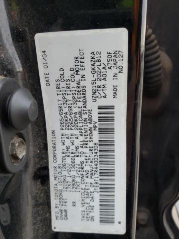 Photo 14 from auction – 2004 TOYOTA 4RUNNER LI with VIN JTEBT17R440034308