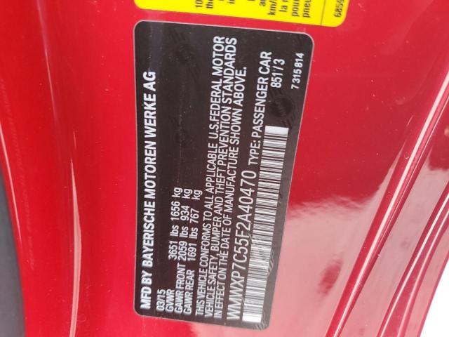 Photo 14 from auction – 2015 MINI COOPER S with VIN WMWXP7C55F2A40470